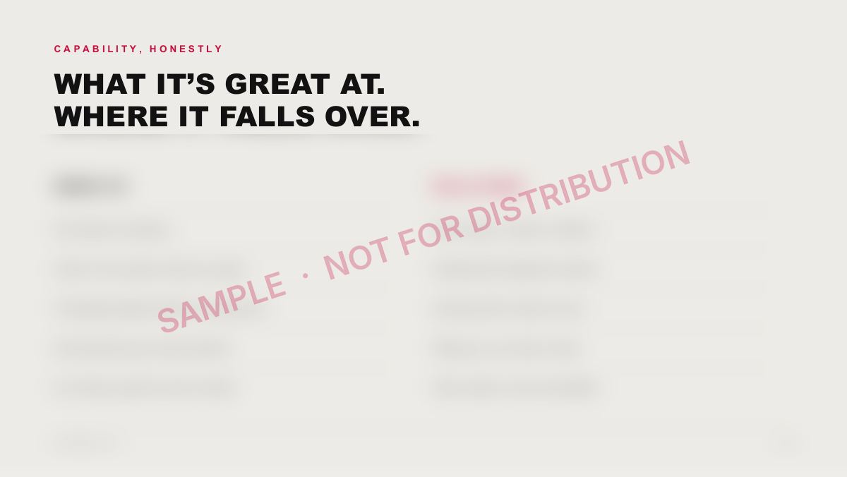 Sample AI immersion workshop deck page 9