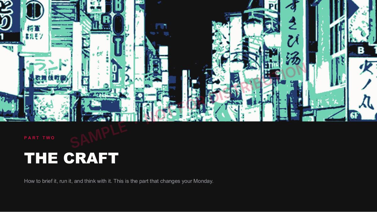Sample AI immersion workshop deck page 10